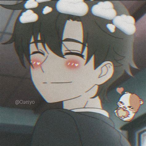 anime boy blushing  perfect discord profile picture wallpaper wallpaperscom
