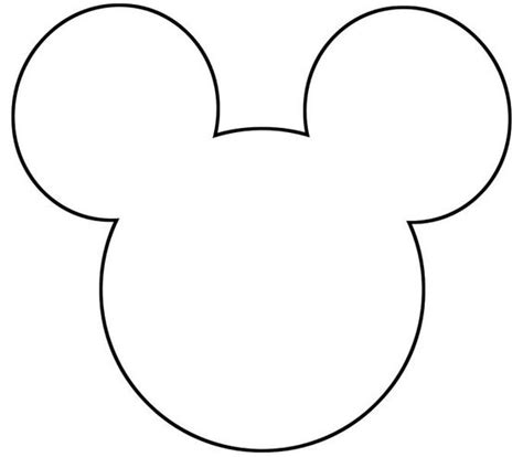 printable mickey mouse silhouette google search plantillas