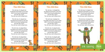 man nursery rhyme primary resources early years