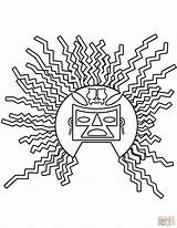 Tolita Tumaco Dibujo Inca Incas Supercoloring Escultura sketch template