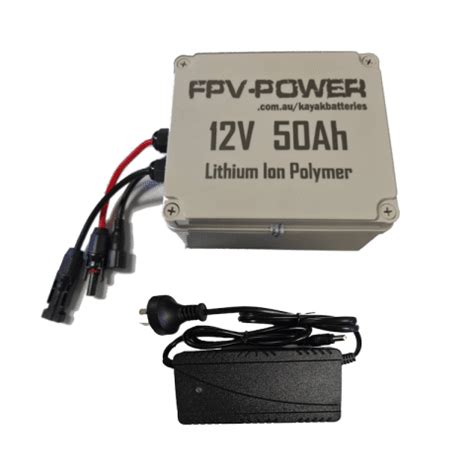 fpv power ah kayak battery  charger combo hunter water sports