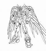 Gundam Waltz Colouring Mobile sketch template
