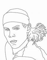 Coloring Tennis Pages Rafael Nadal Court Blogthis Email Twitter Getdrawings Getcolorings sketch template