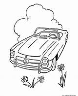 Coloring Pages Car Printable Cars Kids Convertible Fast Cabrio Sheets Mercedes Color Peterbilt Print Vehicles Go Raising Library Clipart Popular sketch template
