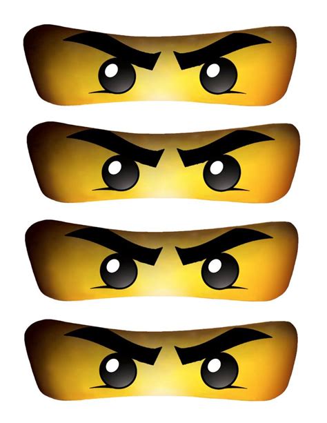 green ninja eyes instant  high resolution ninjago birthday