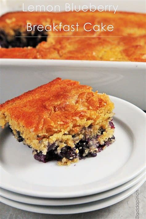lemon blueberry breakfast cake recipe cooking add  pinch