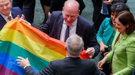 same sex marriage officially signed into law in australia bbc news