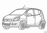 Suzuki Splash Coloring Pages Drawing Main Supercoloring Printable Skip Hatchback Getdrawings Categories sketch template