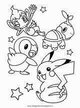 Piplup Pikachu Library sketch template