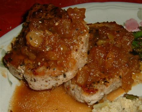 pork chops and applesauce recipe easy