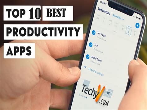 top   productivity apps techyvcom