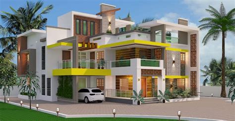 modern style home design  plan   square feet duplex house engineering discoveries