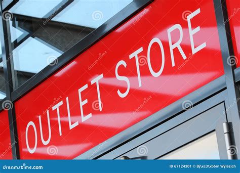 outlet store stock image image  dealership factory