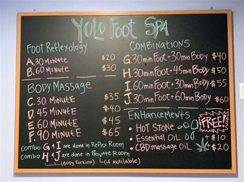yolo foot spa    reviews massage  glendale blvd