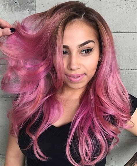 trendy hair color pretty pink hair    styles weekly