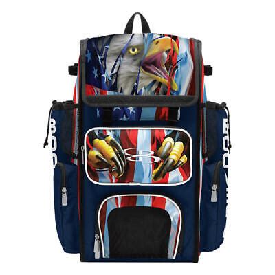 boombah superpack baseballsoftball bat bag packbackpack usapatriot breakout ebay