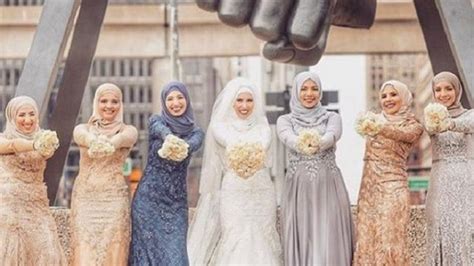 inspirasi gaun pengantin muslimah untuk anda yang berhijab