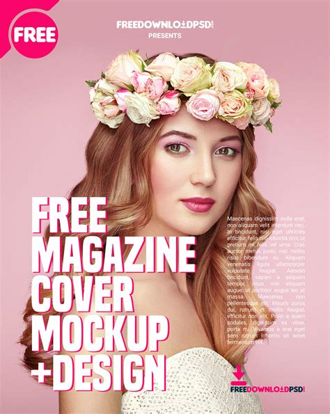magazine cover mockup design  behance