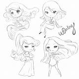 Disney Chibi Princess Deviantart Gone Girls Coloring Pages Drawings Anime Choose Board Cute Princesses Drawing sketch template