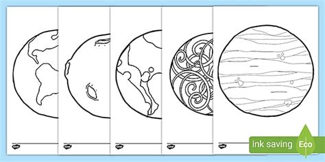 planets coloring sheets teacher  twinkl