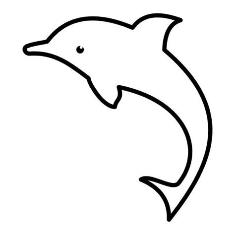 dolphin outline drawing  paintingvalleycom explore collection