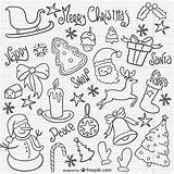 Doodle Kerst Natale Conjunto Weihnachten Noel Garabatos Adornos sketch template