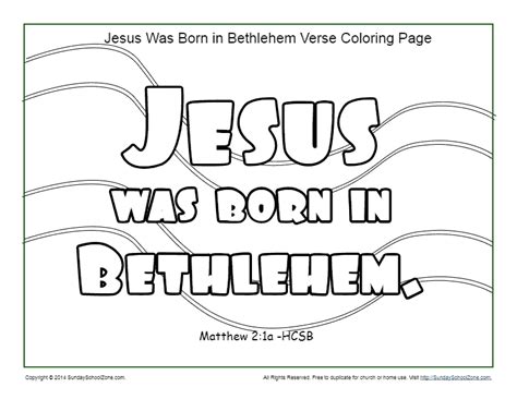 jesus  born  bethlehem coloring page