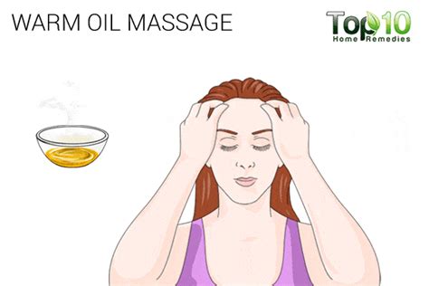 massage warm oil for dry scalp top 10 home remedies