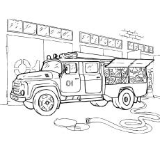 gambar firefighter coloring pages  printables momjunction fire
