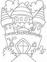 Castle Mewarnai Istana Sketsa Gambarcoloring Sheets Kastil Anak Paling Inspirasi Baru Senang sketch template