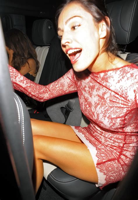 Kelly Brook Flashes Her Panties Leaving A Car Outside Boujis Club In