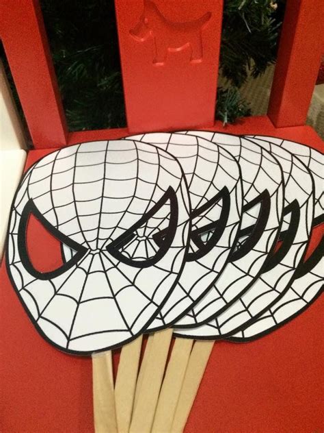spiderman masks   paper  chance   heroes  paint