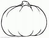 Pumpkin Coloring Pie Pages Outline Template Shape Printable Print sketch template