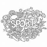 Sports Lover Coloring Canvas sketch template