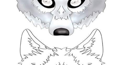printable wolf mask coolest  printables wolf birthday party