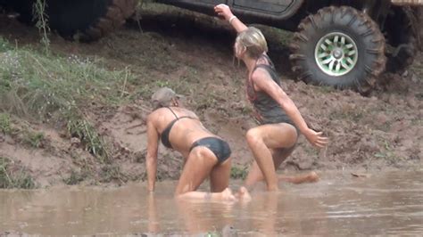 Tgw Mudfest Colfax Girls Wrestling In The Mud Pit Trucks