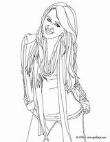 Ariana Miley Cyrus Colorier Famosos Milliers sketch template