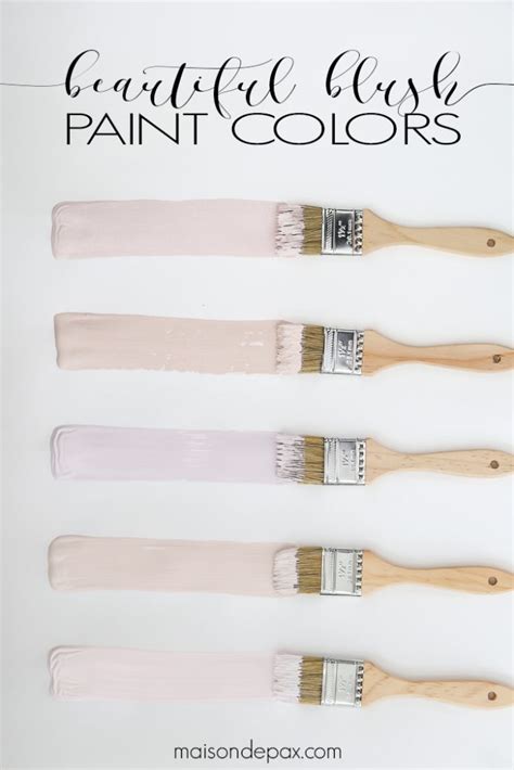 beautiful blush paint colors maison de pax