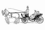 Horse Carriage Wagon Clipground Carrozza Needpix sketch template