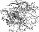 Chinese Dragon Year Drawing Coloring Getdrawings sketch template