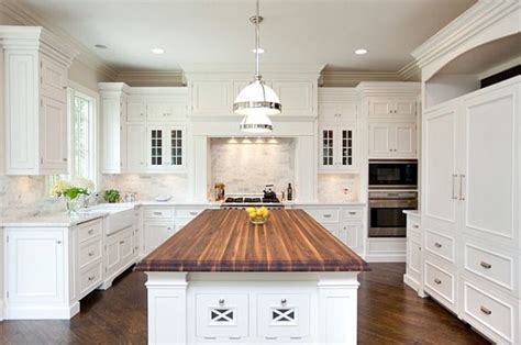 spotless white traditional kitchen designs godfather style
