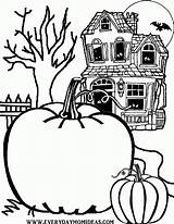 Coloring Pages Halloween Fall Popular sketch template