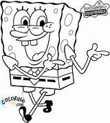 Spongebob Squarepants Jeux Getcolorings Spongbob Arouisse Everfreecoloring Danieguto sketch template