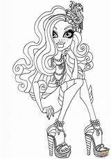 Lagoona Clawdeen Ausmalbild Supercoloring Ausdrucken Kostenlos Kolorowanka Drukuj sketch template