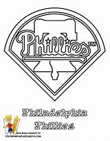 Coloring Pages Baseball Phillies Logo Mlb Book League Sketch Logos Flyers Drawing Sheets Sports Choose Board American Books Adult sketch template