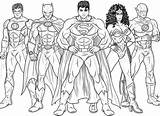 Coloring Justice League Sketch Drawing Coloringpagesfortoddlers Artigo Colorir Desenhos Para sketch template