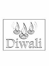 Diwali Coloring Pages sketch template