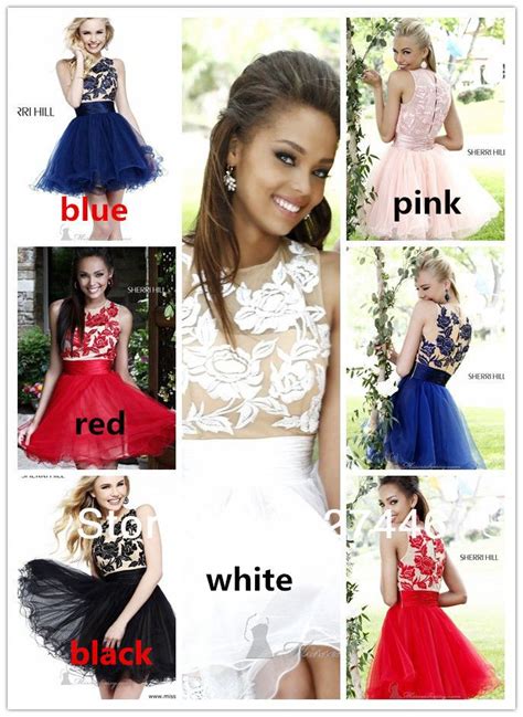 8th grade graduation dresses new fashion 2013 short sexy colorful red blue pink white black and