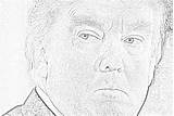 Trump Coloring Pages President Donald Filminspector Downloadable Fake Term Others Created Used Who sketch template