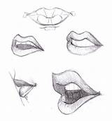 Lips Mouths Pixels Reference sketch template
